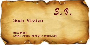 Such Vivien névjegykártya