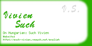 vivien such business card